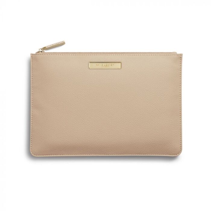 Katie Loxton Soft Pebble Perfect Pouch | Tan-5